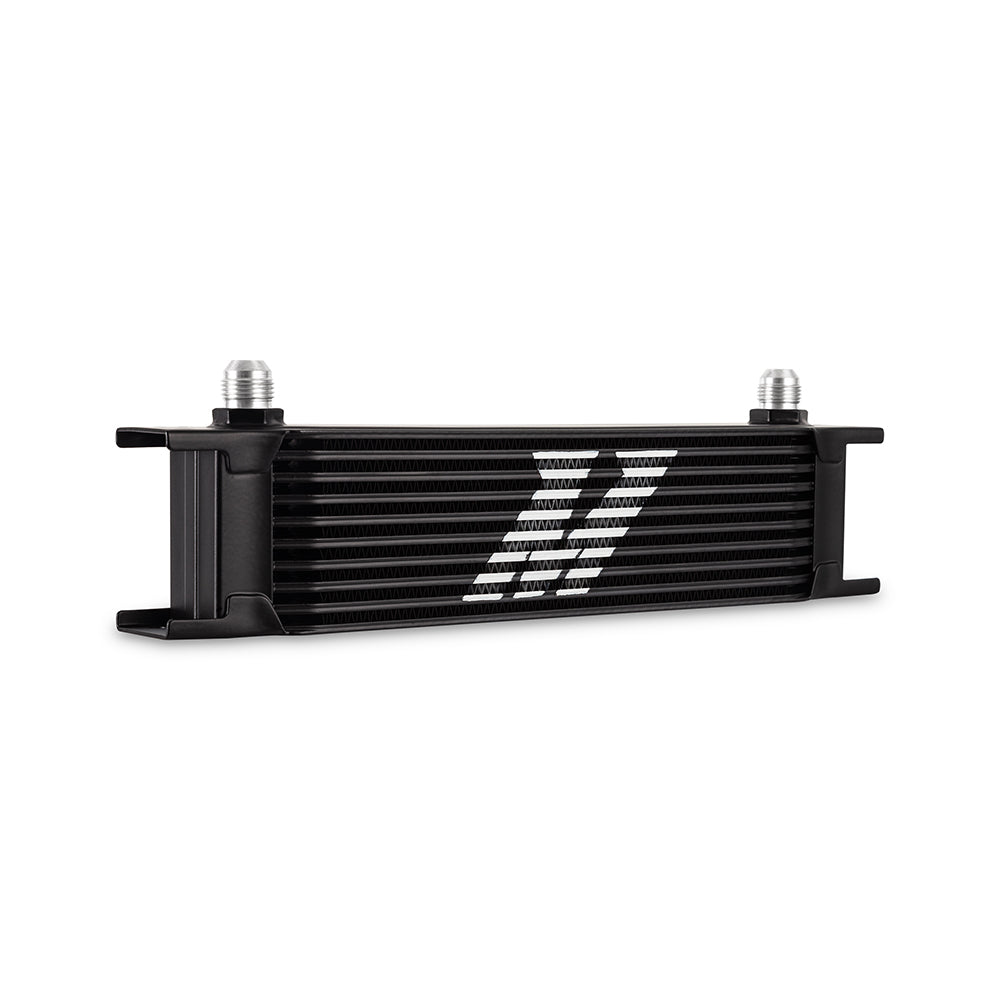 Universal--8An-10-Row-Oil-Cooler---Black