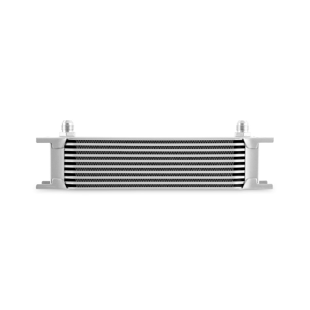 Universal--8An-10-Row-Oil-Cooler---Silver