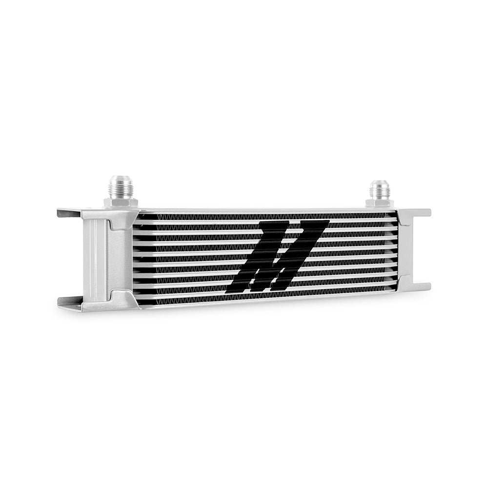 Universal--8An-10-Row-Oil-Cooler---Silver