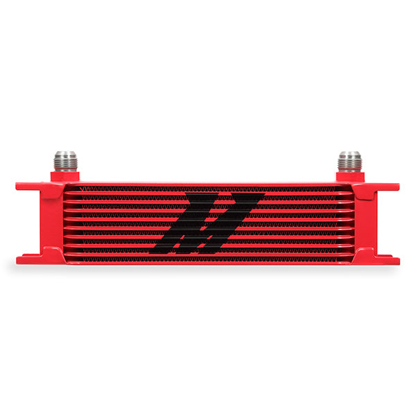 Universal-10-Row-Oil-Cooler---Red