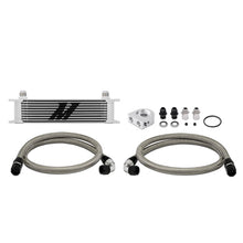 Load image into Gallery viewer, Universal-10-Row-Oil-Cooler-Kit-(Metal-Braided-Lines)