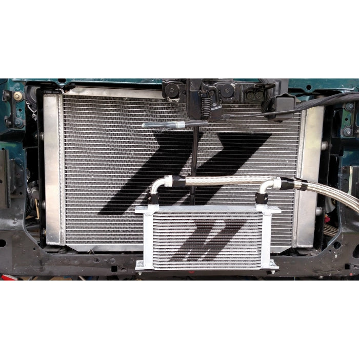 Universal-10-Row-Oil-Cooler-Kit-(Metal-Braided-Lines)