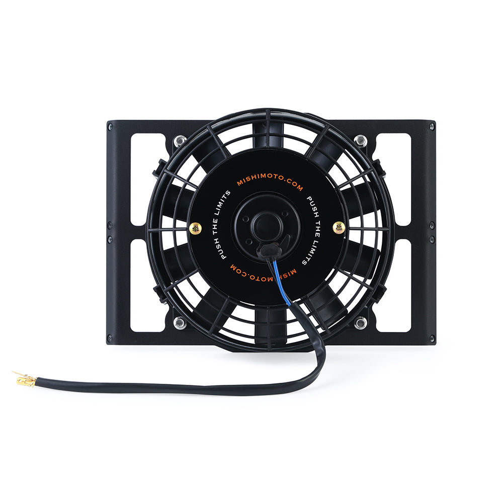 Universal-10In.-Heavy-Duty-Oil-Cooler-Fan-Shroud---Micro-Wrinkle-Black