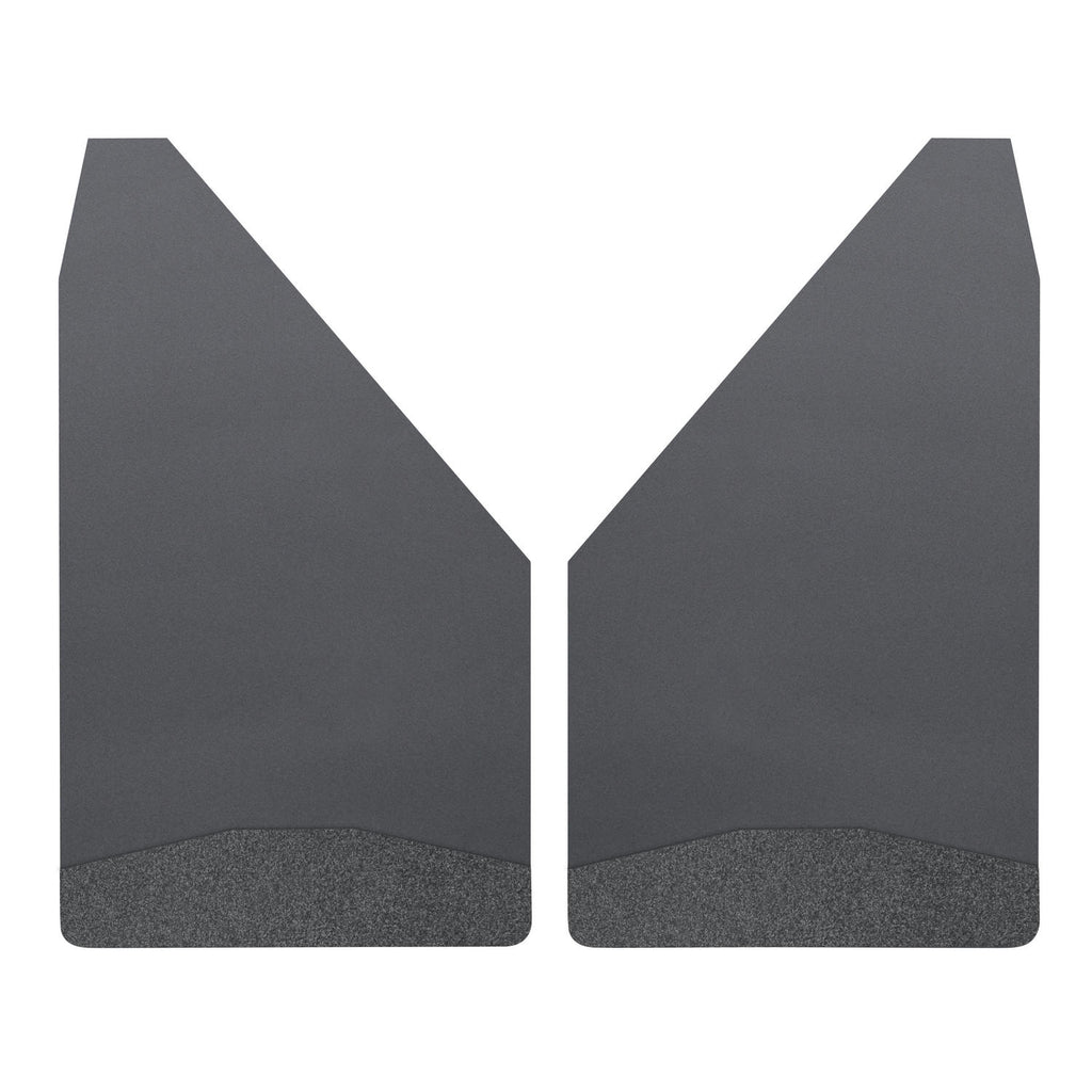 Universal-12In-Wide-Black-Rubber-Front-Mud-Flaps-W-Black-Weight