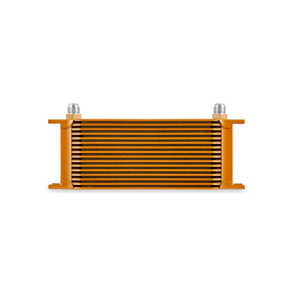 Universal-16-Row-Oil-Cooler-Gold