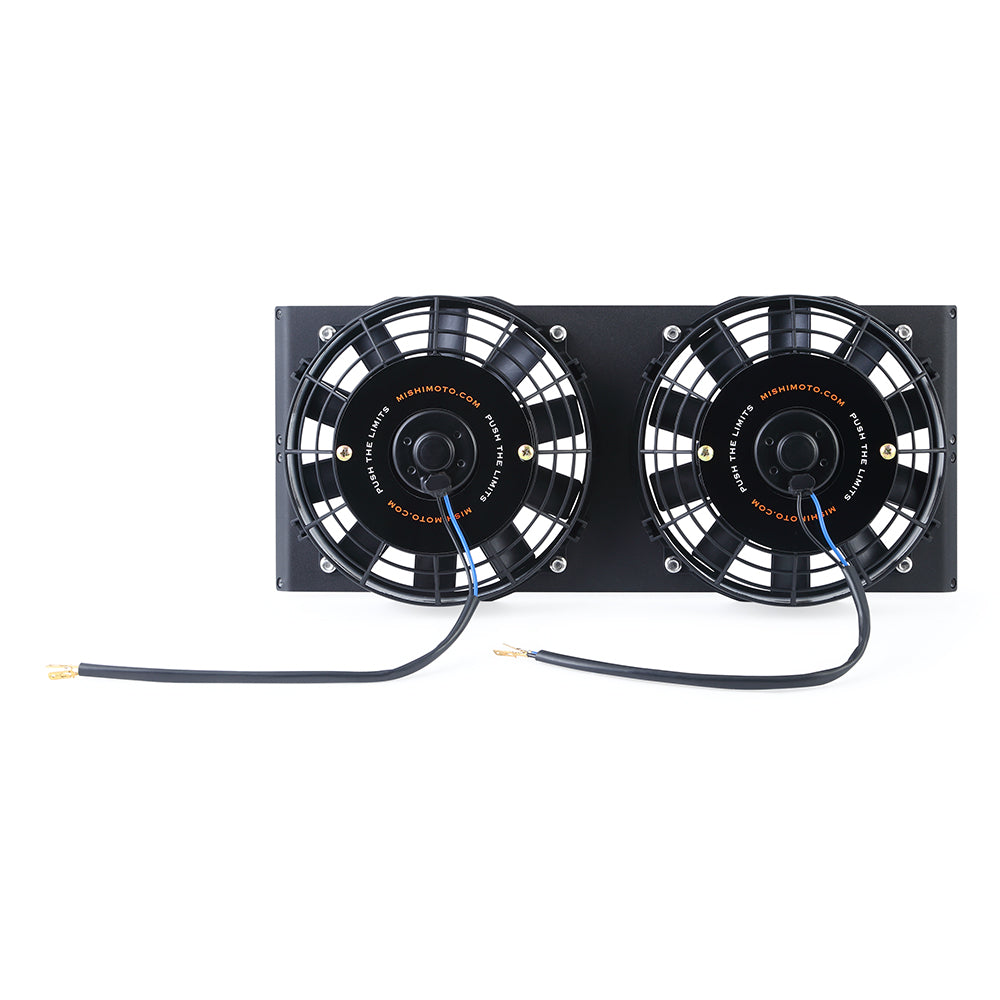 Universal-17In.-Heavy-Duty-Oil-Cooler-Fan-Shroud---Micro-Wrinkle-Black