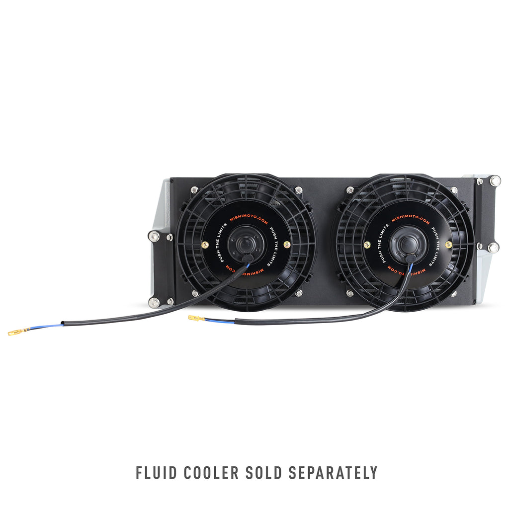 Universal-17In.-Heavy-Duty-Oil-Cooler-Fan-Shroud---Micro-Wrinkle-Black
