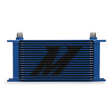 Mishimoto MMOC-19BL Universal 19-Row Oil Cooler, Blue