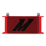Mishimoto MMOC-19RD Universal 19-Row Oil Cooler, Red