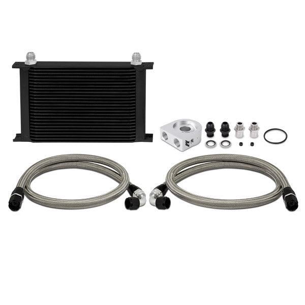 Universal-19-Row-Oil-Cooler-Kit---Black