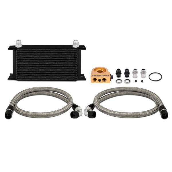 Universal-19-Rowthermostatic-Oil-Cooler-Kit---Black