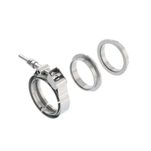 Load image into Gallery viewer, Universal-2.25In-Stainless-Steel-3Pc-V-Band-Clamp-W-Male-And-Female-Flanges