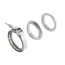 Load image into Gallery viewer, Universal-3In-Stainless-Steel-3Pc-V-Band-Clamp-W-Male-And-Female-Flanges