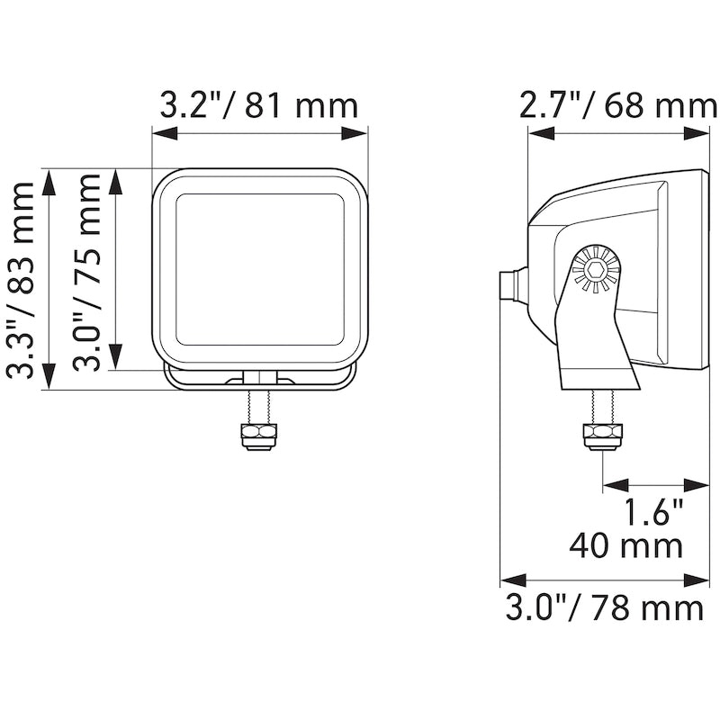 Universal-Black-Magic-3.2In-L.E.D.-Cube-Kit---Flood-Beam-(Long-Range)