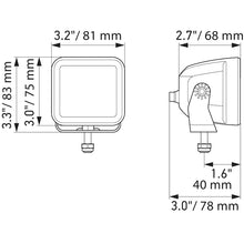 Load image into Gallery viewer, Universal-Black-Magic-3.2In-L.E.D.-Cube-Kit---Flood-Beam-(Long-Range)