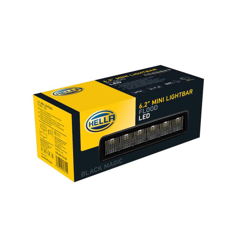 Universal-Black-Magic-6-L.E.D.-Mini-Light-Bar---Flood-Beam
