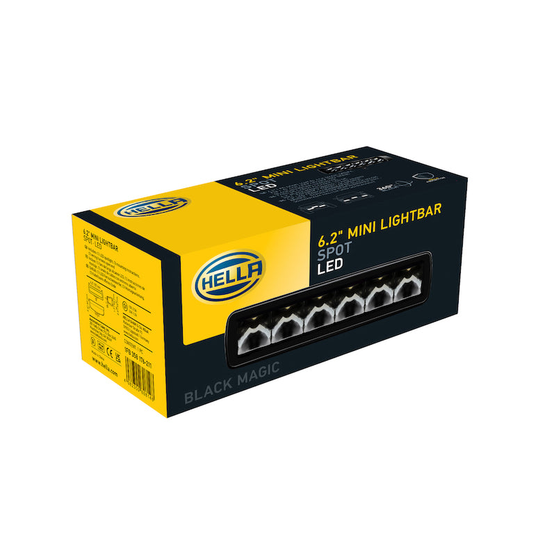 Universal-Black-Magic-6-L.E.D.-Mini-Light-Bar---Spot-Beam
