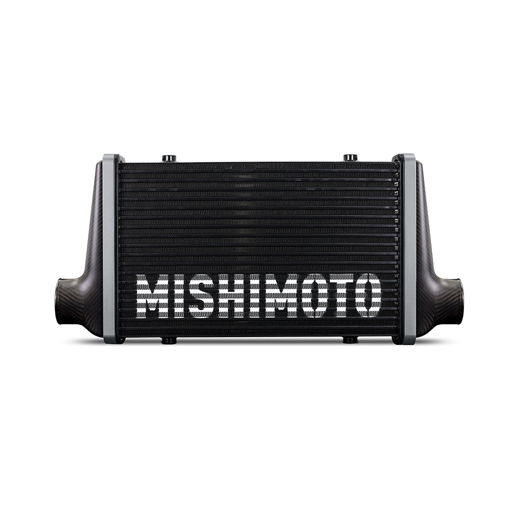 Universal-Carbon-Fiber-Intercooler---Gloss-Tanks---450Mm-Silver-Core---C-Flow---Bk-V-Band