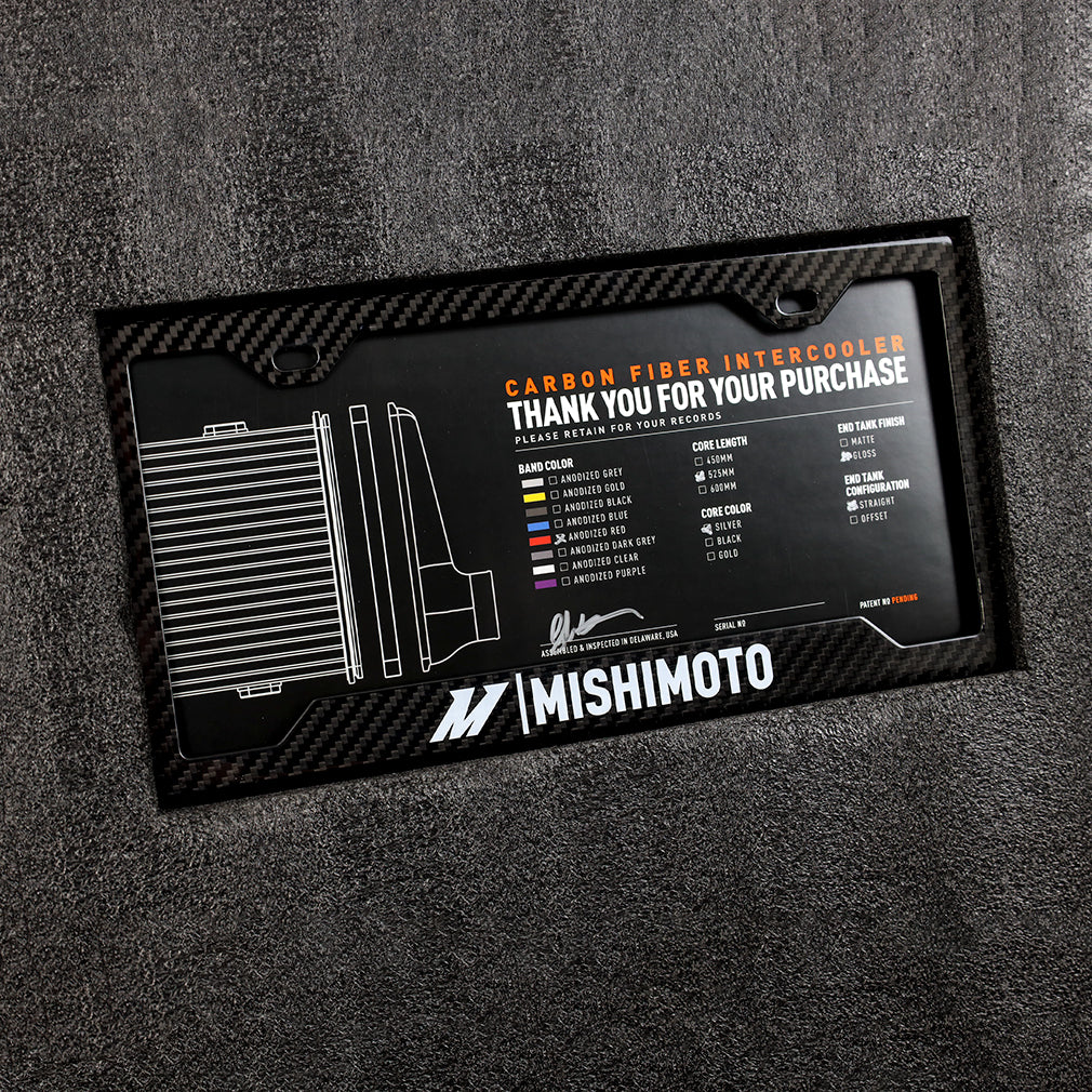 Universal-Carbon-Fiber-Intercooler---Gloss-Tanks---525Mm-Black-Core---S-Flow---G-V-Band