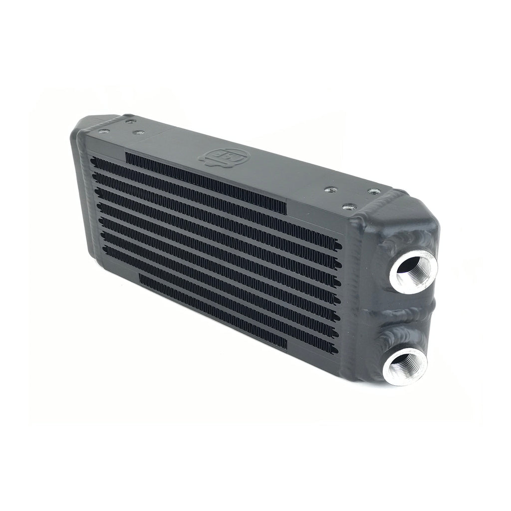 Universal-Dual-Pass-Oil-Cooler---M22-X-1.5---13In-L-X-4.75In-H-X-2.16In-W