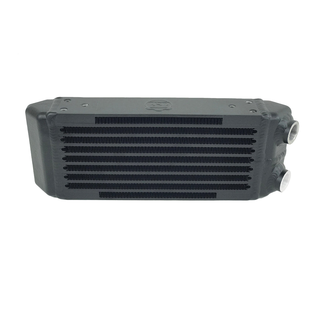 Universal-Dual-Pass-Oil-Cooler---M22-X-1.5---13In-L-X-4.75In-H-X-2.16In-W