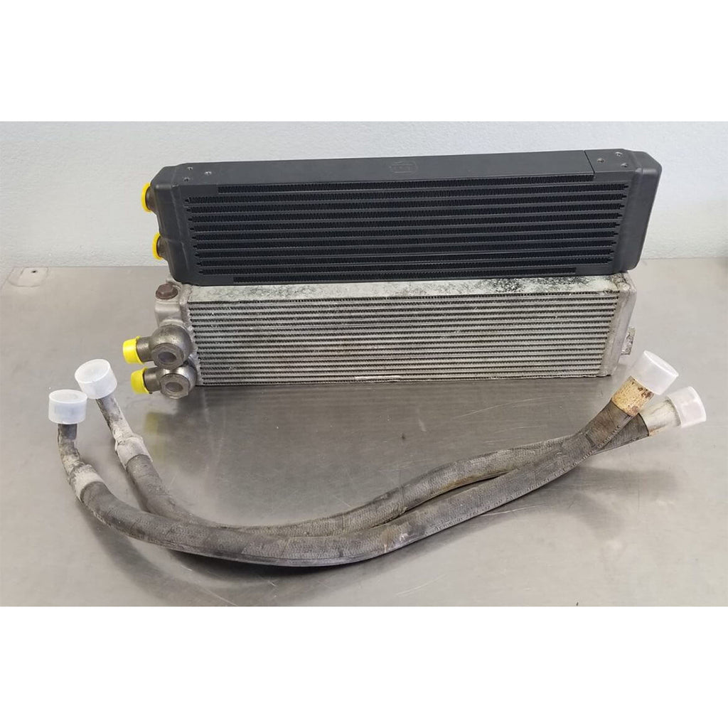 Universal-Dual-Pass-Oil-Cooler-(Rs-Style)---M22-X-1.5---24In-L-X-5.75In-H-X-2.16In-W