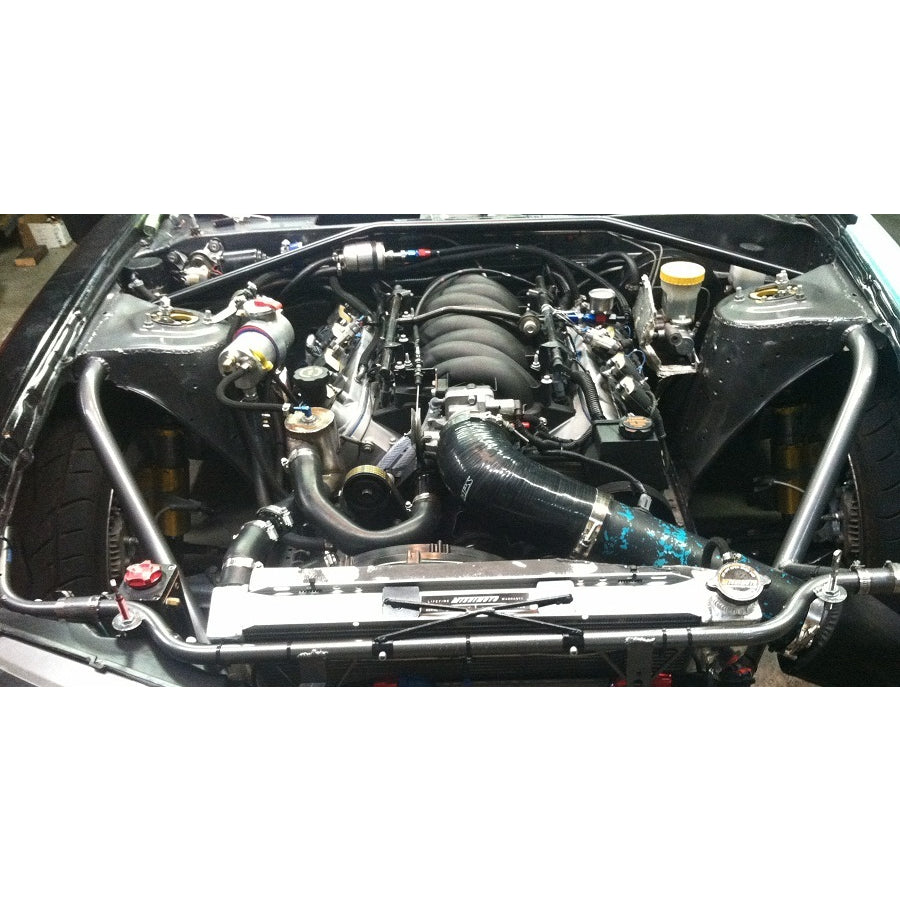 Universal-Dual-Pass-Race-Radiator-27X19x3-Inches-Aluminum-Radiator