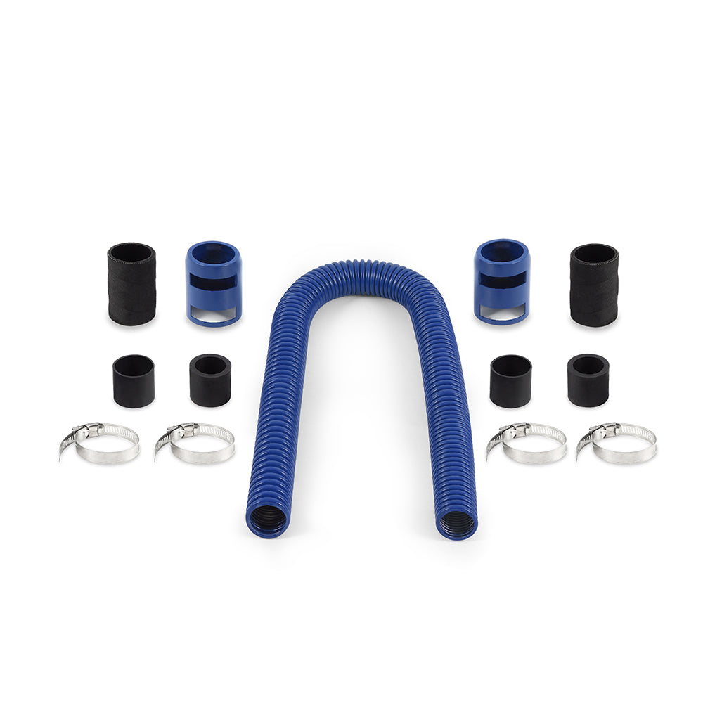 Universal-Flexible-Stainless-Steel-Radiator-Hose-Kit,-36,-Blue