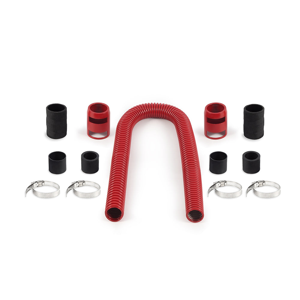 Universal-Flexible-Stainless-Steel-Radiator-Hose-Kit,-36,-Red