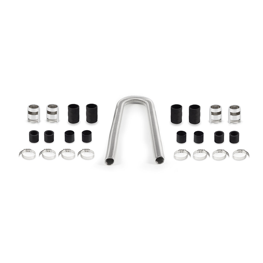 Universal-Flexible-Stainless-Steel-Radiator-Hose-Kit,-48,-Chrome
