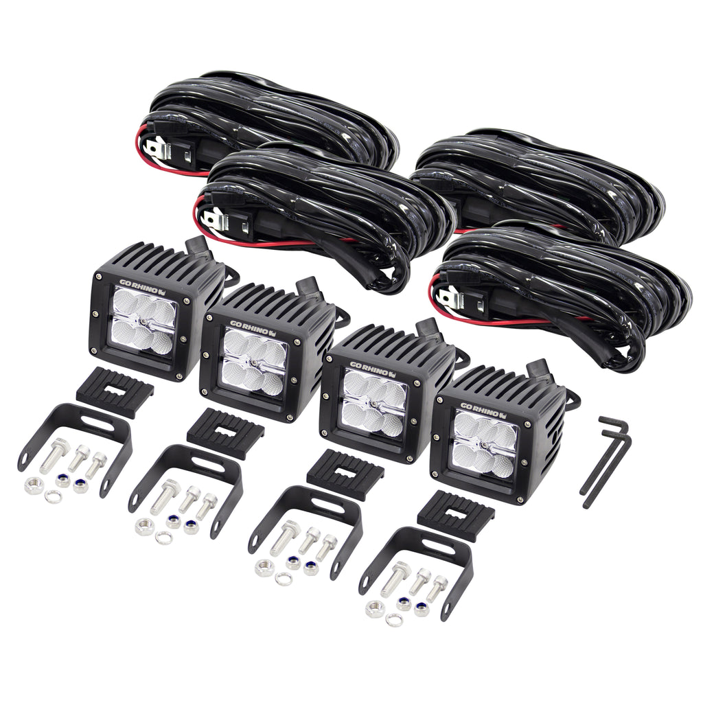 Universal-Four-3In-Go-Rhino-Led-Cube-Lights-Go-Rhino-Dually-Lights