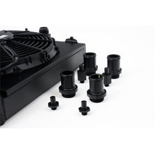 Load image into Gallery viewer, Universal-Half-Radiator-W-16An--Slip-On-Fittings12In-Spal-Fan--Shroud---Black-Finish