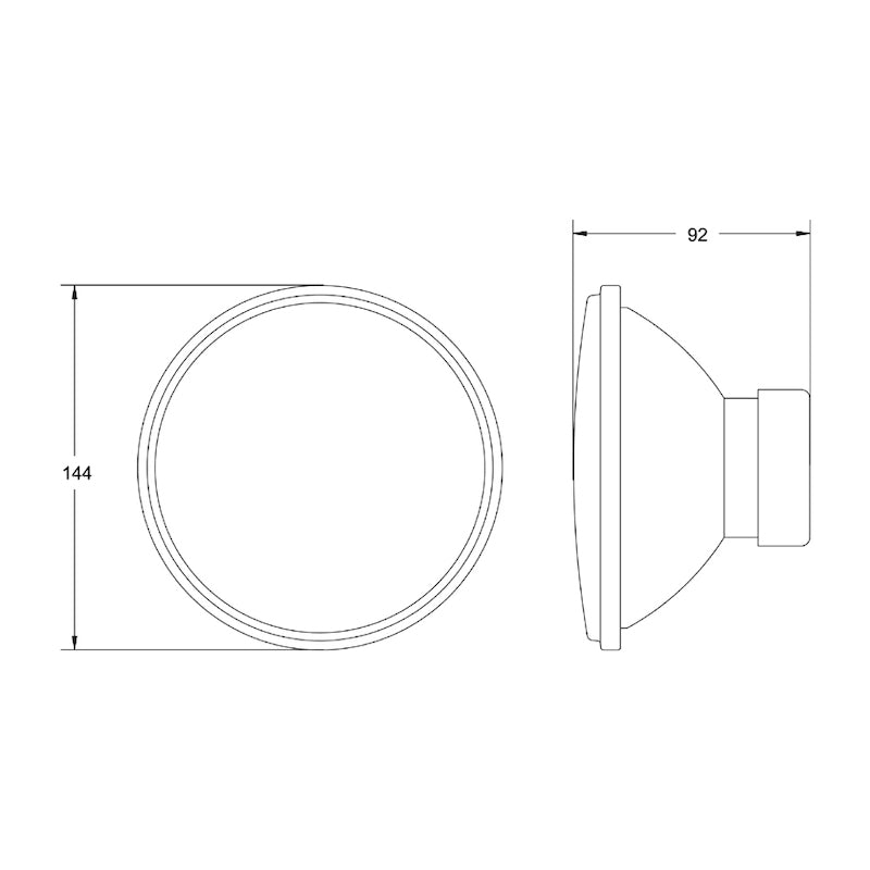 Universal-Halogen-Clear-Glass-Lens-Built-In-146Mm-Headlight-(WO-Bulb)