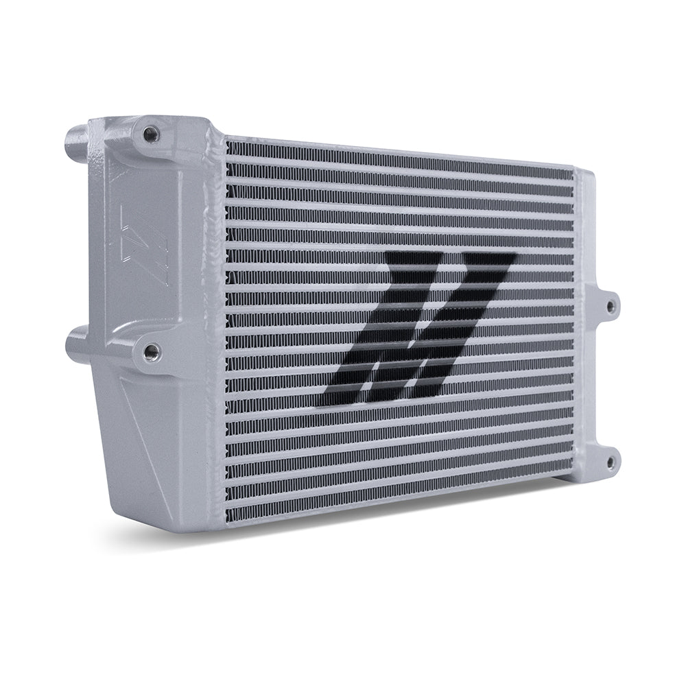 Universal-Heavy-Duty-Bar-And-Plate-Oil-Cooler,-10In-Core,-Opposite-Side-Outlets
