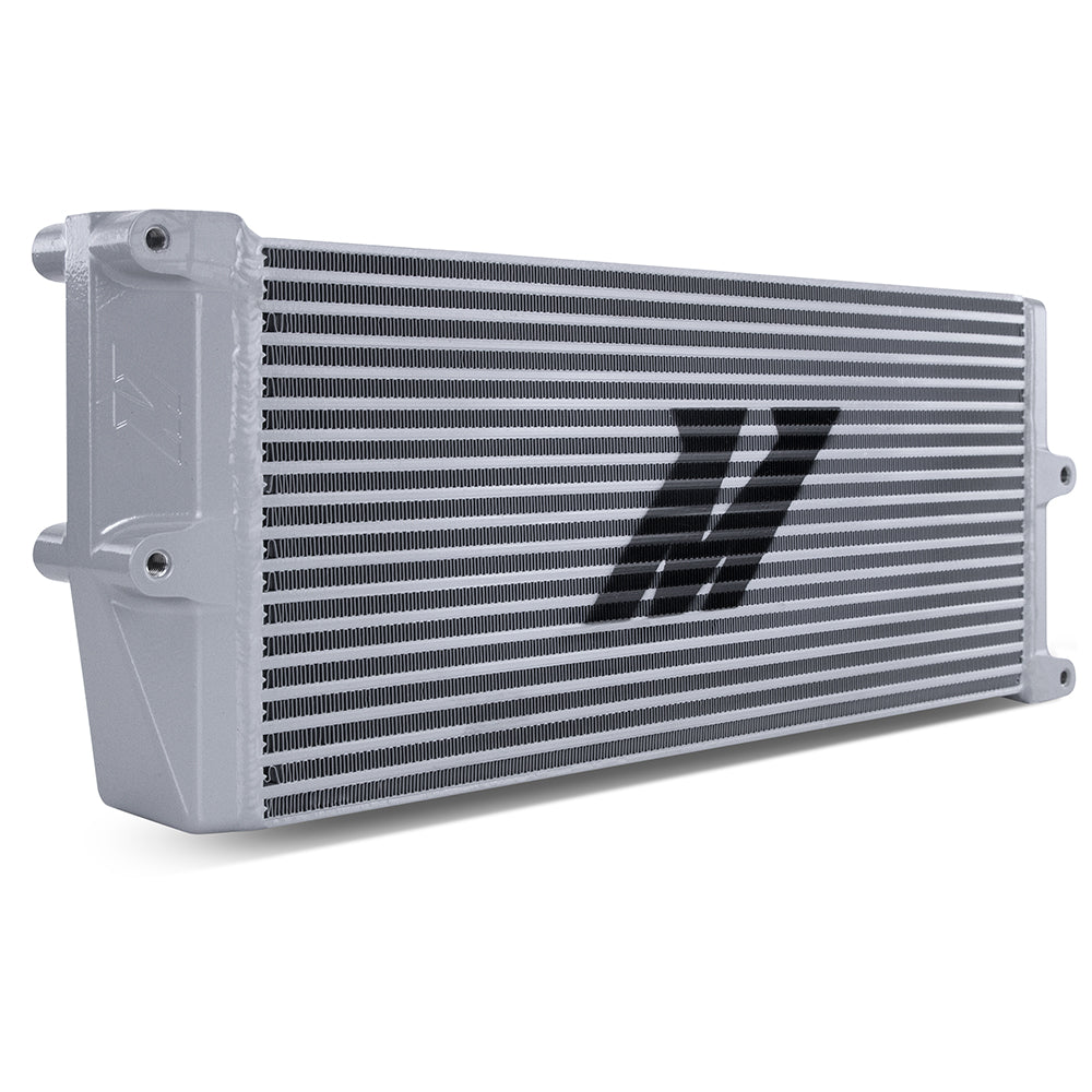 Universal-Heavy-Duty-Bar-And-Plate-Oil-Cooler,-17In-Core,-Opposite-Side-Outlets