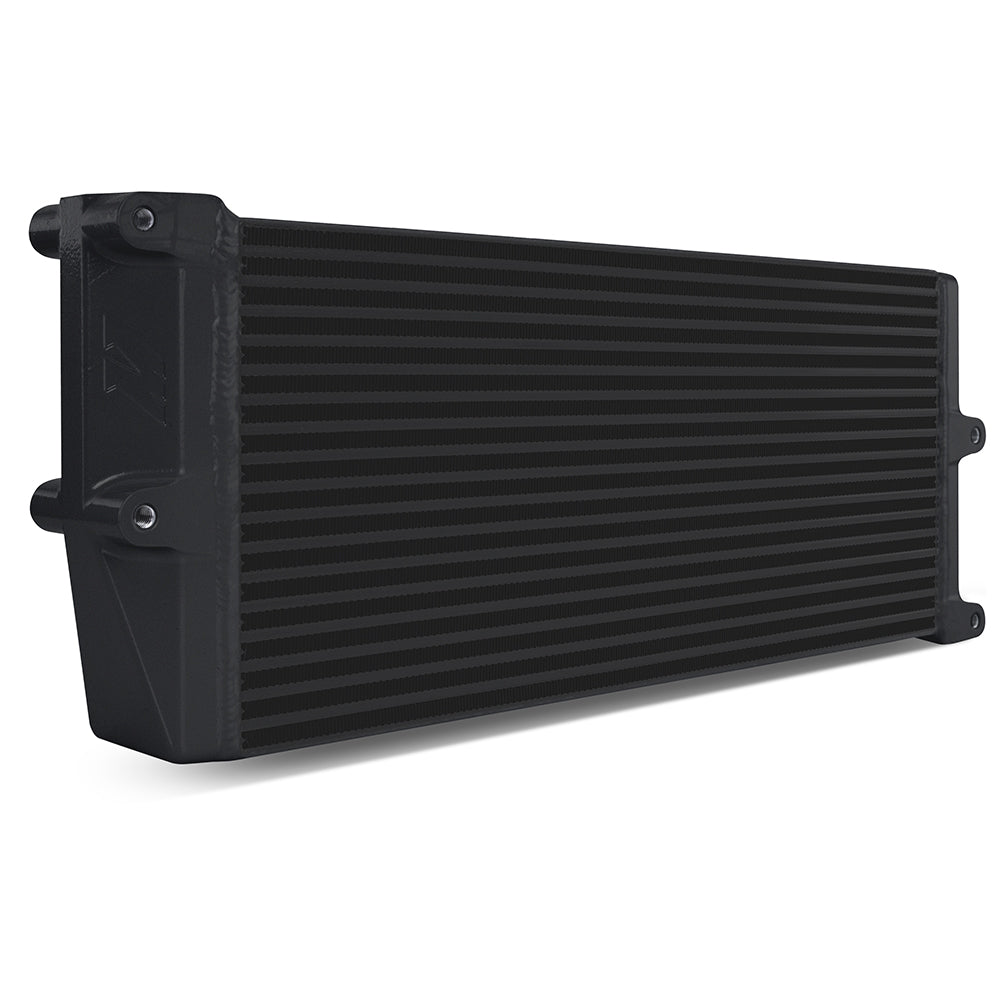 Universal-Heavy-Duty-Bar-And-Plate-Oil-Cooler,-17In-Core,-Opposite-Side-Outlets