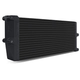 Mishimoto MMOC-OO-17BK Universal Heavy-Duty Bar-and-Plate Oil Cooler, 17in Core, Opposite-Side Outlets