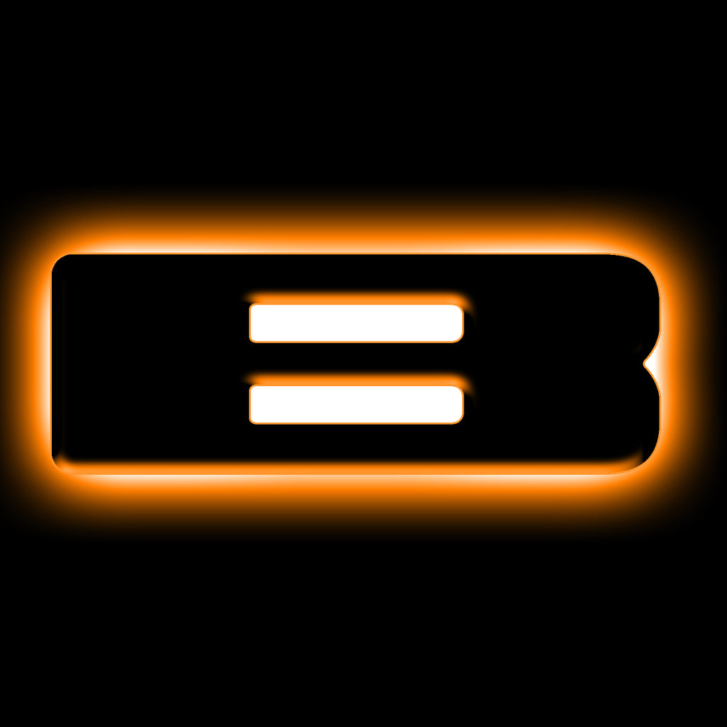 Universal-Illuminated-Led-Letter-Badges---Matte-Black-Surface-Finish---B