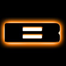 Load image into Gallery viewer, Universal-Illuminated-Led-Letter-Badges---Matte-Black-Surface-Finish---B