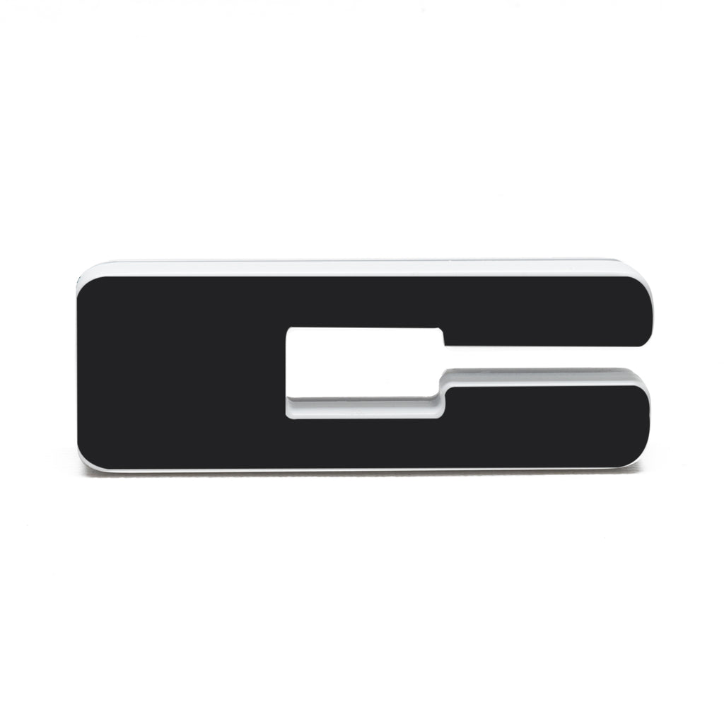 Universal-Illuminated-Led-Letter-Badges---Matte-Black-Surface-Finish---C
