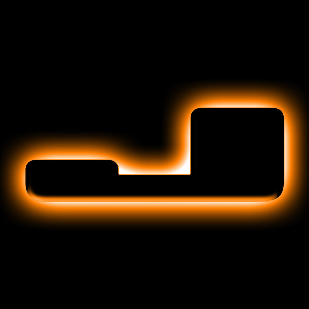 Universal-Illuminated-Led-Letter-Badges---Matte-Black-Surface-Finish---J