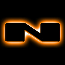 Load image into Gallery viewer, Universal-Illuminated-Led-Letter-Badges---Matte-Black-Surface-Finish---N