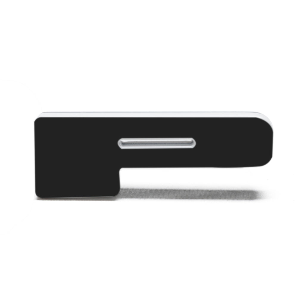 Universal-Illuminated-Led-Letter-Badges---Matte-Black-Surface-Finish---P