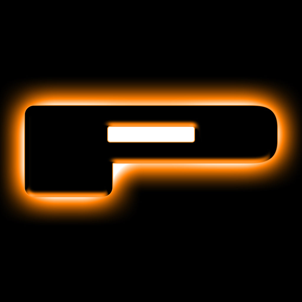 Universal-Illuminated-Led-Letter-Badges---Matte-Black-Surface-Finish---P
