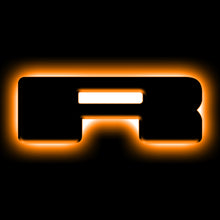 Load image into Gallery viewer, Universal-Illuminated-Led-Letter-Badges---Matte-Black-Surface-Finish---R