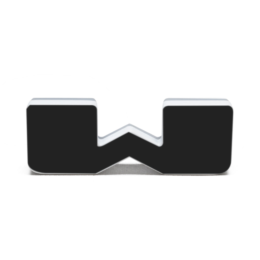 Universal-Illuminated-Led-Letter-Badges---Matte-Black-Surface-Finish---W