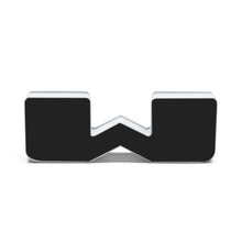 Load image into Gallery viewer, Universal-Illuminated-Led-Letter-Badges---Matte-Black-Surface-Finish---W