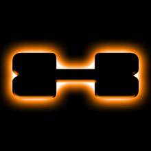 Load image into Gallery viewer, Universal-Illuminated-Led-Letter-Badges---Matte-Black-Surface-Finish---X