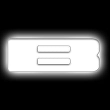 Load image into Gallery viewer, Universal-Illuminated-Led-Letter-Badges---Matte-White-Surface-Finish---B
