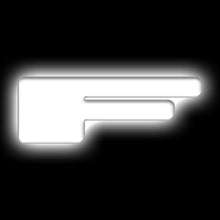 Load image into Gallery viewer, Universal-Illuminated-Led-Letter-Badges---Matte-White-Surface-Finish---F
